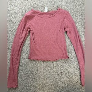 Bozzolo Dusty Rose Long Sleeve Top